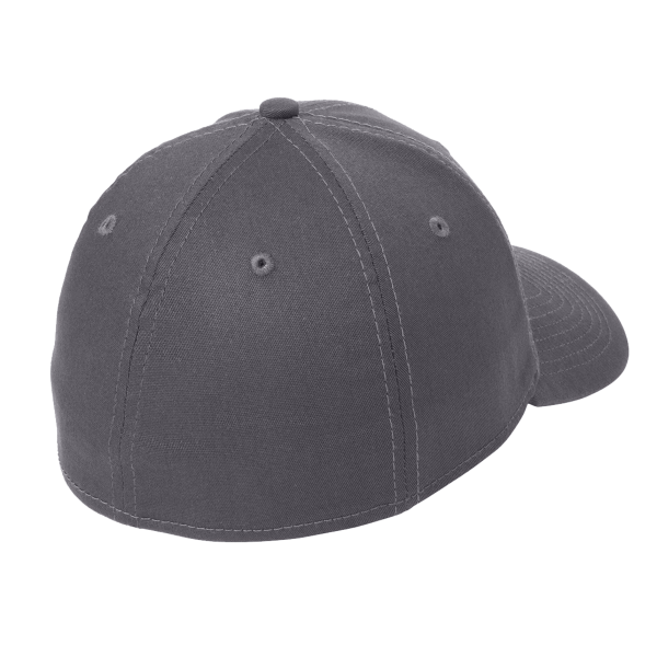 New Era Structured Stretch Cotton Cap, Graphite, Back view