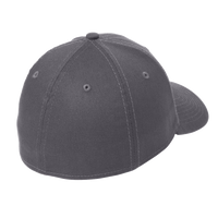 New Era Structured Stretch Cotton Cap, Graphite, Back view