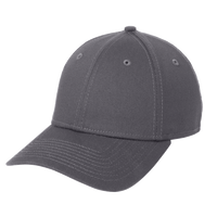 New Era Structured Stretch Cotton Cap, Graphite, Left Side view