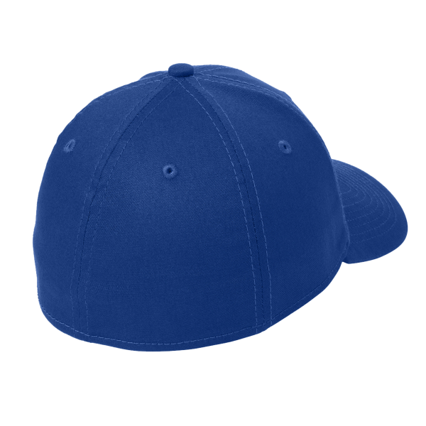 New Era Structured Stretch Cotton Cap, Royal, Back view