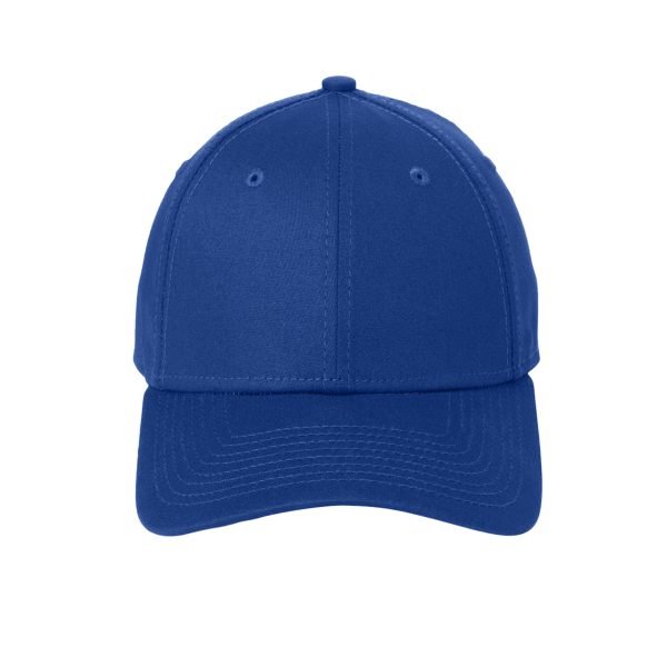 New Era Structured Stretch Cotton Cap, Royal, Front view