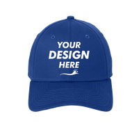 New Era Structured Stretch Cotton Cap, Royal, Front view, Mockup