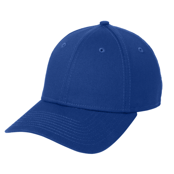 New Era Structured Stretch Cotton Cap, Royal, Left Side view