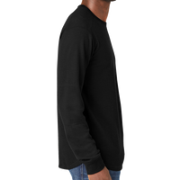 New Era Thermal Long Sleeve, Black, Right Sleeve view