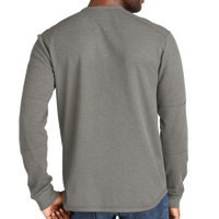 New Era Thermal Long Sleeve, Shadow Grey Heather, Back view
