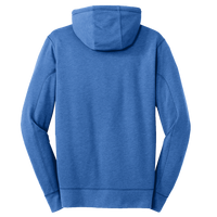 New Era Tri Blend Fleece Full Zip Hoodie, Royal Heather, Back view