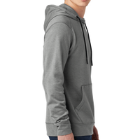 New Era Tri Blend Fleece Pullover Hoodie, Shadow Grey Heather, Right Sleeve view