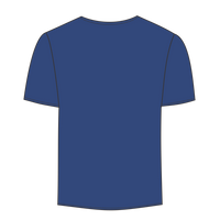 New Era Tri Blend Tee, Royal, Back view