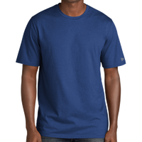 New Era Tri Blend Tee, Royal, Front view