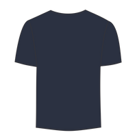 New Era Tri Blend Tee, True Navy, Back view
