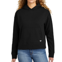 New Era Women's Comeback Fleece Pullover Hoodie, Black, Front view