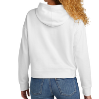 New Era Women's Comeback Fleece Pullover Hoodie, White, Back view