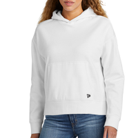 New Era Women's Comeback Fleece Pullover Hoodie, White, Front view