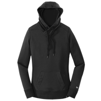 New Era Women's French Terry Pullover Hoodie, Black, Front view