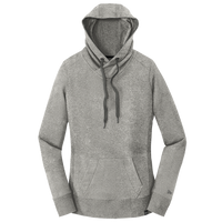 New Era Women's French Terry Pullover Hoodie, Light Graphite Twist, Front view