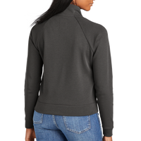 New Era Women's STS 1/2 Zip, Graphite, Back view