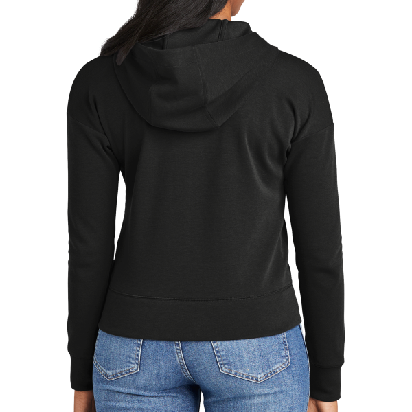 New Era Women's STS Full Zip Hoodie, Black, Back view