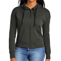 New Era Women's STS Full Zip Hoodie, Graphite, Front view