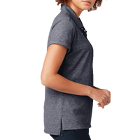 New Era Women's Slub Twist Polo, True Navy Twist, Right Sleeve view