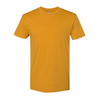 Next Level Apparel Cotton T-Shirt, Antique Gold, Front view