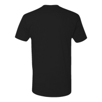 Next Level Apparel Cotton T-Shirt, Black, Back view