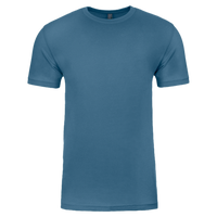 Next Level Apparel Cotton T-Shirt, Blue Jean, Front view
