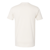 Next Level Apparel Cotton T-Shirt, Bone, Back view