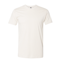 Next Level Apparel Cotton T-Shirt, Bone, Front view