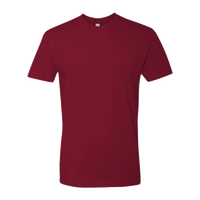 Next Level Apparel Cotton T-Shirt, Cardinal, Front view