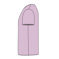 Next Level Apparel Girls’ CVC Princess T-Shirt, Lilac, Left Side view