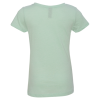 Next Level Apparel Girls’ CVC Princess T-Shirt, Mint, Back view
