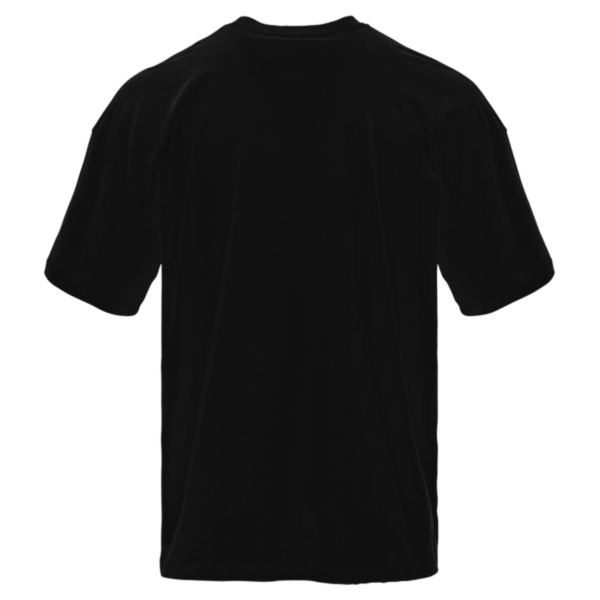 Next Level Apparel Heavyweight T-Shirt, Black, Back view