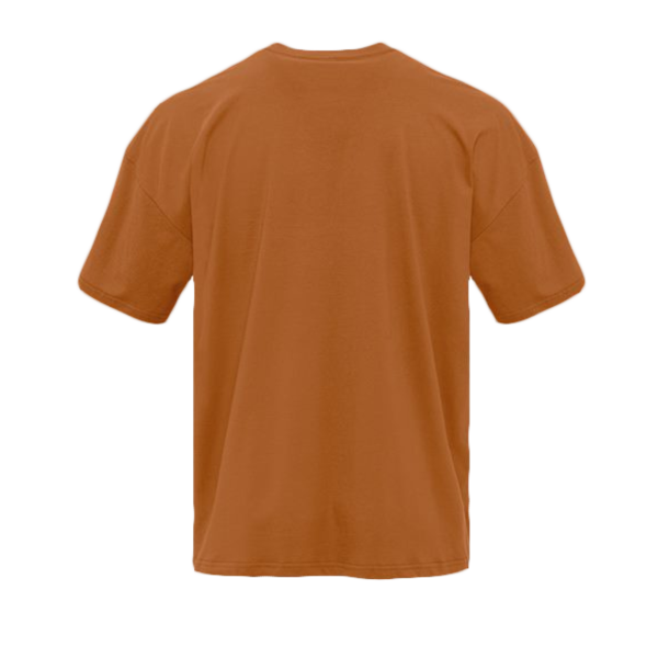 Next Level Apparel Heavyweight T-Shirt, Clay, Back view