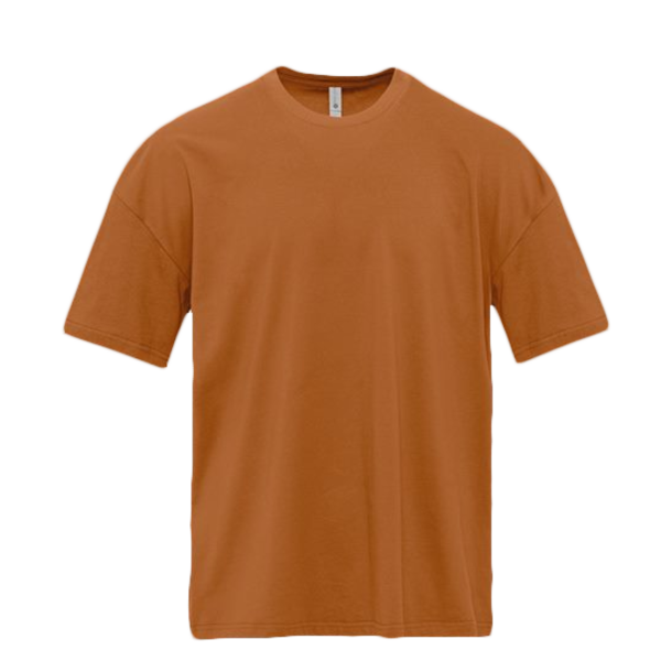 Next Level Apparel Heavyweight T-Shirt, Clay, Front view