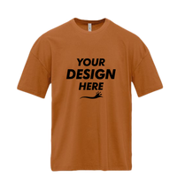 Next Level Apparel Heavyweight T-Shirt, Clay, Front view, Mockup