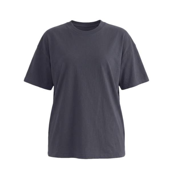 Next Level Apparel Heavyweight T-Shirt, Harbor Blue, Front view