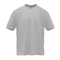 Next Level Apparel Heavyweight T-Shirt, Heather Grey, Front view