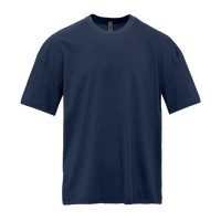 Next Level Apparel Heavyweight T-Shirt, Midnight Navy, Front view