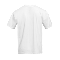 Next Level Apparel Heavyweight T-Shirt, White, Back view
