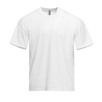 Next Level Apparel Heavyweight T-Shirt, White, Front view