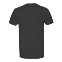 Next Level Apparel Men's CVC V-Neck T-Shirt, Charcoal, Back view