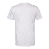 Next Level Apparel Men's CVC V-Neck T-Shirt, White, Back view