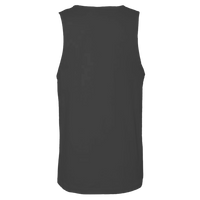Next Level Apparel Men's Cotton Muscle Tank, Heavy Metal / Heavy Metal, Back view