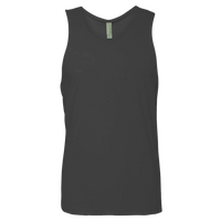 Next Level Apparel Men's Cotton Muscle Tank, Heavy Metal / Heavy Metal, Front view