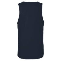 Next Level Apparel Men's Cotton Muscle Tank, Midnight Navy / Midnight Navy, Back view