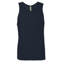 Next Level Apparel Men's Cotton Muscle Tank, Midnight Navy / Midnight Navy, Front view