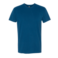 Next Level Apparel Sueded T-Shirt, Cool Blue, Front view