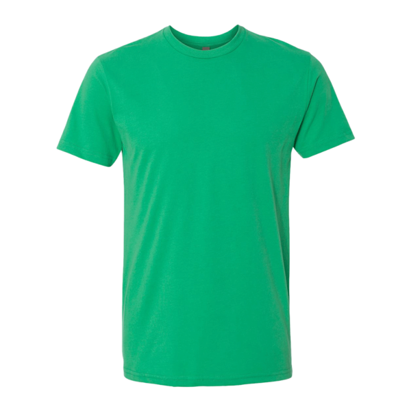 Next Level Apparel Sueded T-Shirt, Envy, Front view