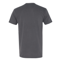 Next Level Apparel Sueded T-Shirt, Heavy Metal, Back view