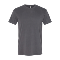 Next Level Apparel Sueded T-Shirt, Heavy Metal, Front view